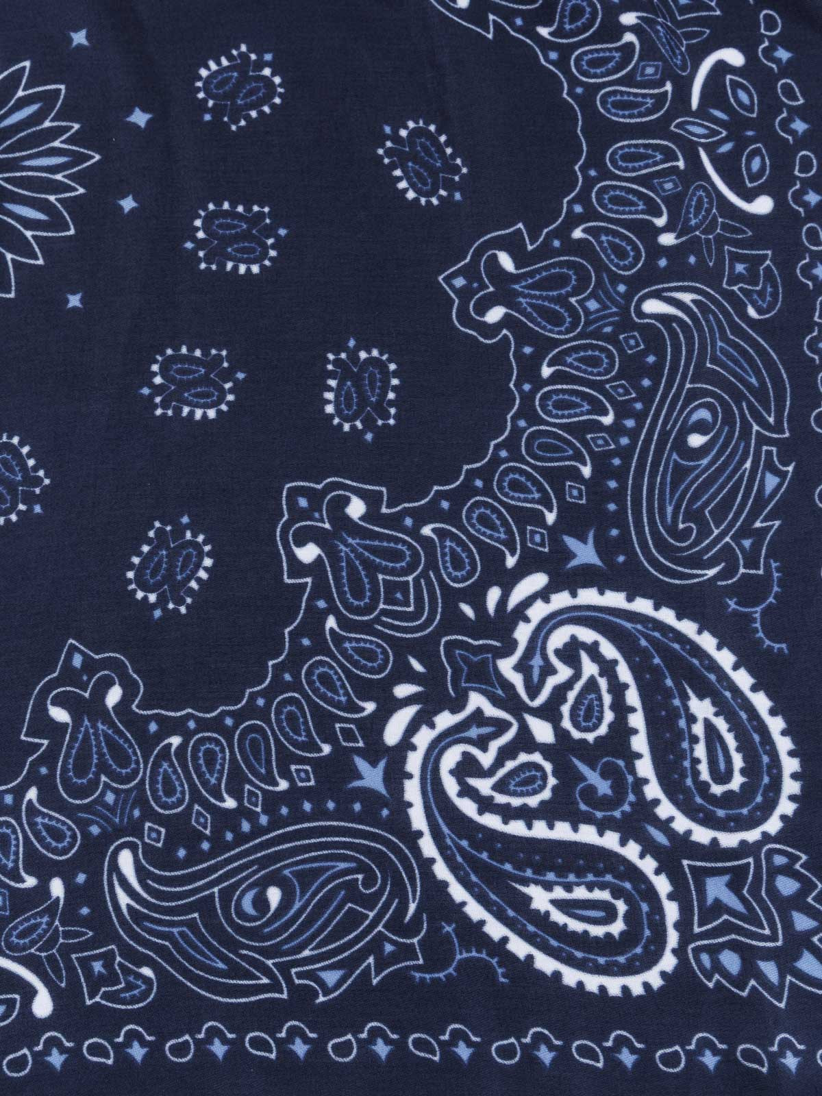 Foulard motif bandana marine femme Foulard motif bandana marine femme