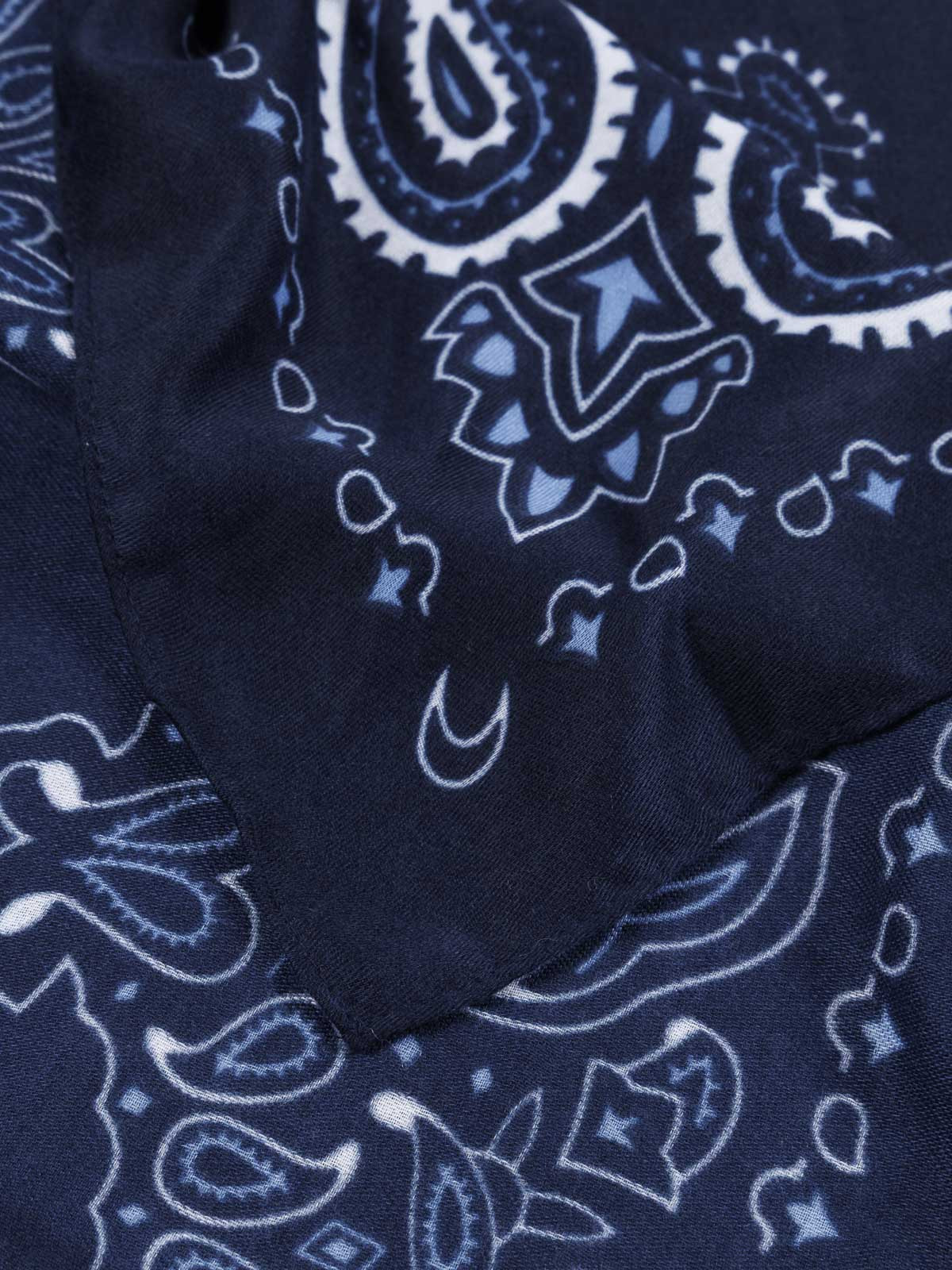 Foulard motif bandana marine femme Foulard motif bandana marine femme
