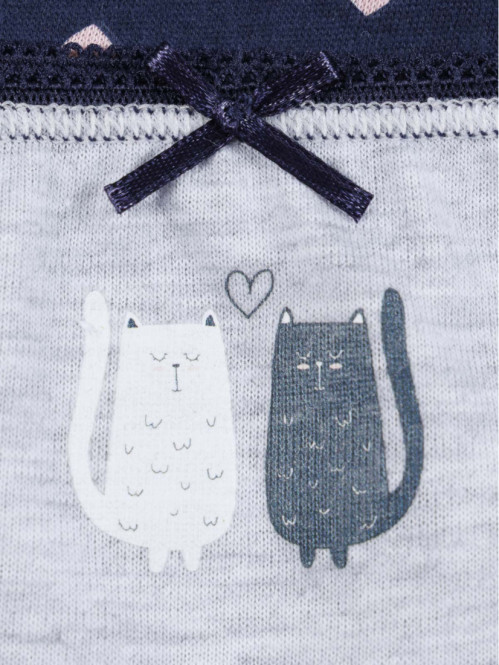 Lot de 5 slips chats fille