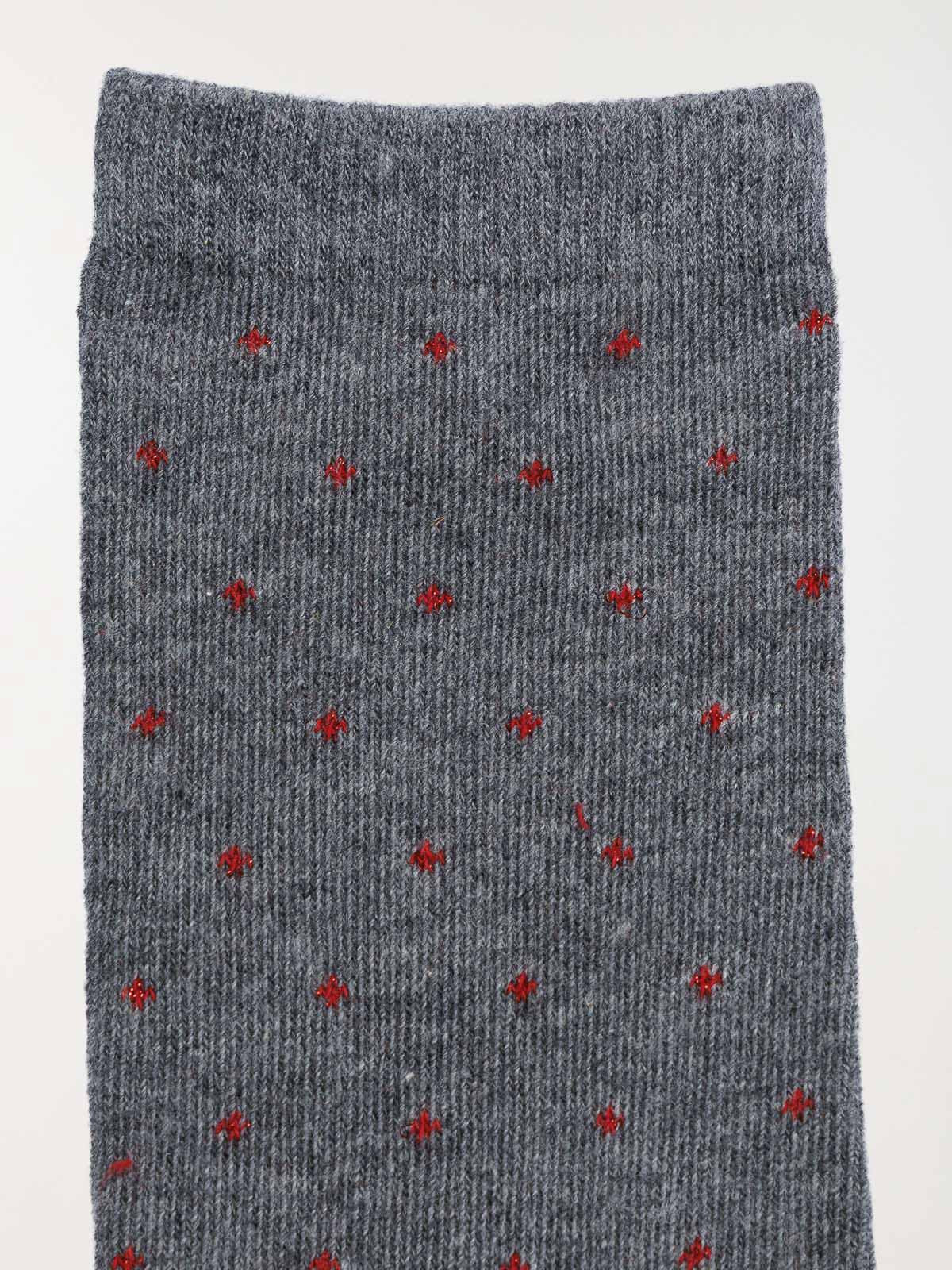 Coffret chaussettes de noël rouge femme