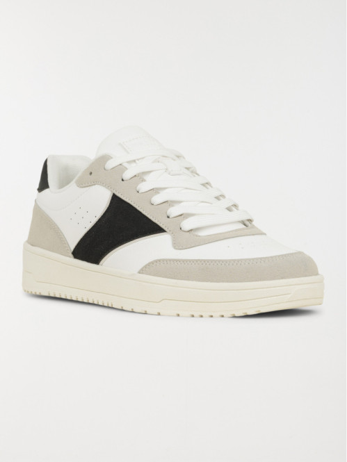 Baskets à lacets blanches homme (40-45)