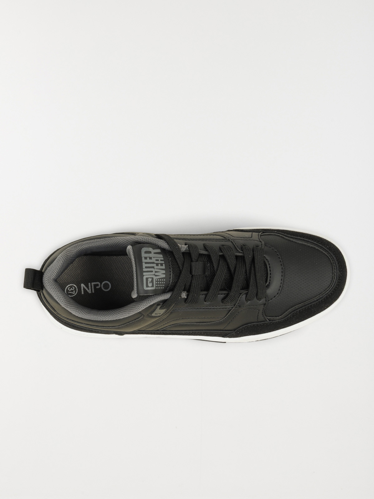 Baskets basses noires garçon (31-39)