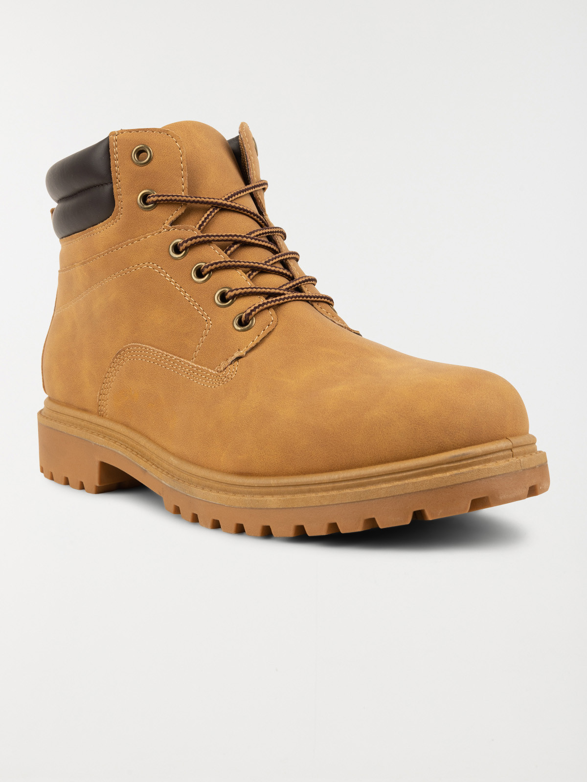 Boots lacets homme marron (40-46) Boots lacets homme marron (40-46)