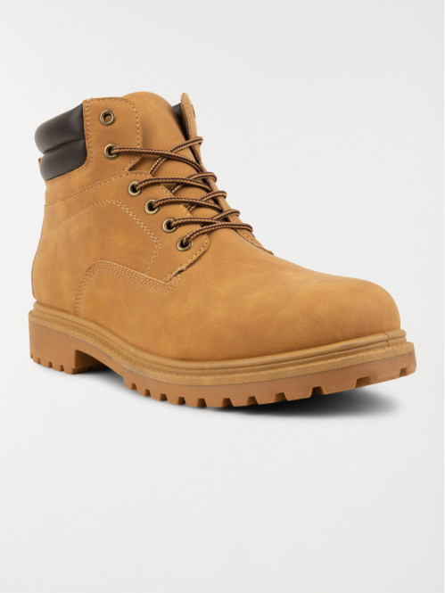 Boots lacets homme marron (40-46) Boots lacets homme marron (40-46)