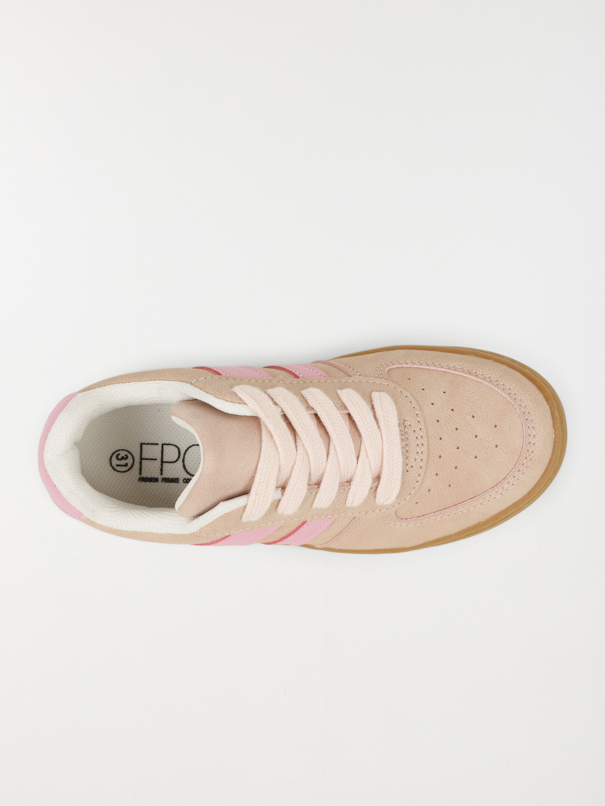 Baskets bandes roses fille (31-36) Baskets bandes roses fille (31-36)