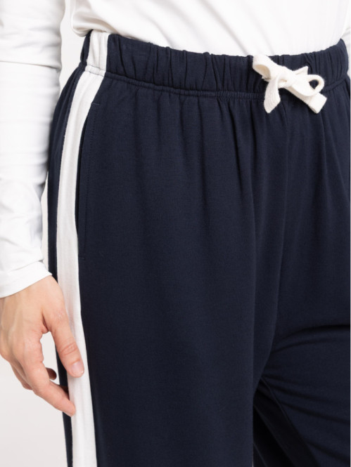 Pantalon large marine navy...