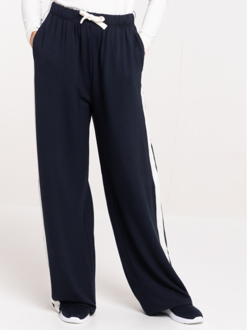 Pantalon large marine navy...