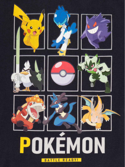 Tee-shirt Pokémon noir...