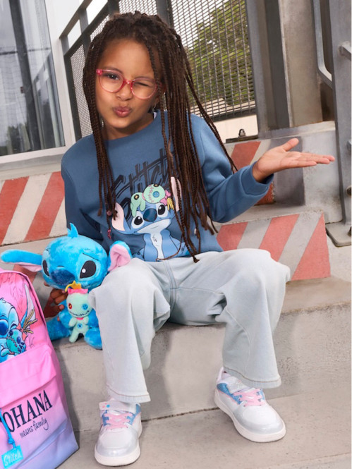 Sweat col rond Stitch fille (3-12A)