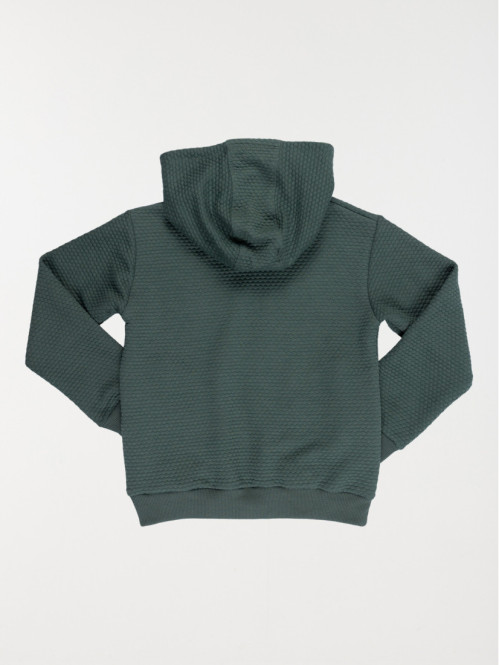 Sweat capuche vert foncé...