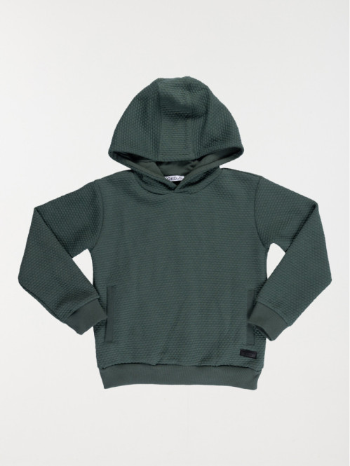 Sweat capuche vert foncé...