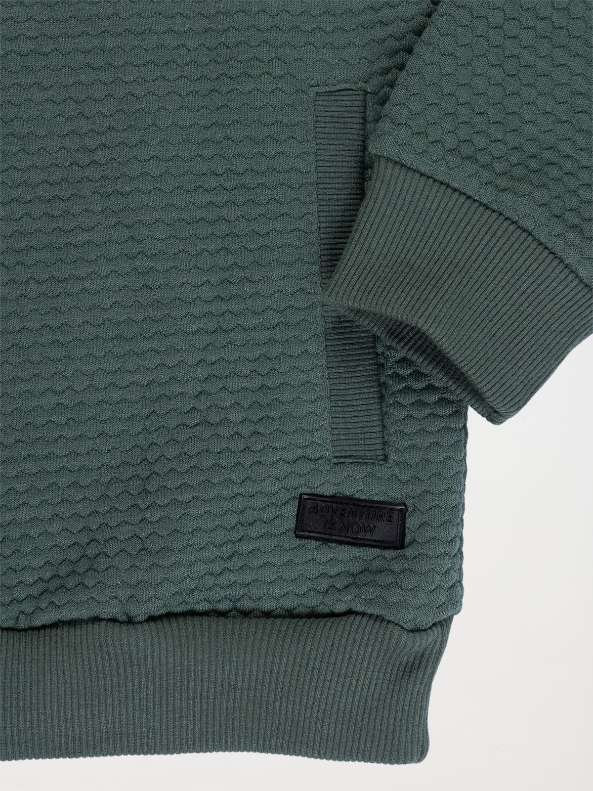 Sweat capuche vert foncé garçon (3-12A) Sweat capuche vert foncé garçon (3-12A)