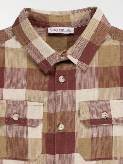 Chemise à carreaux garçon...