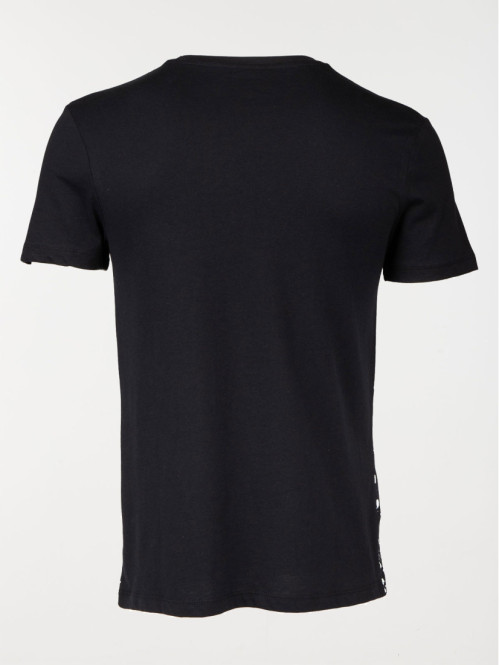 T-shirt coloris noir homme