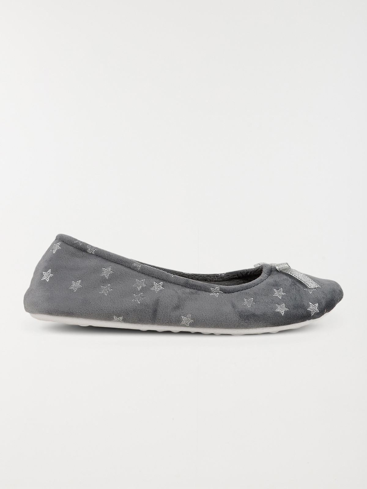 Chausson ballerine gris femme (36-41)