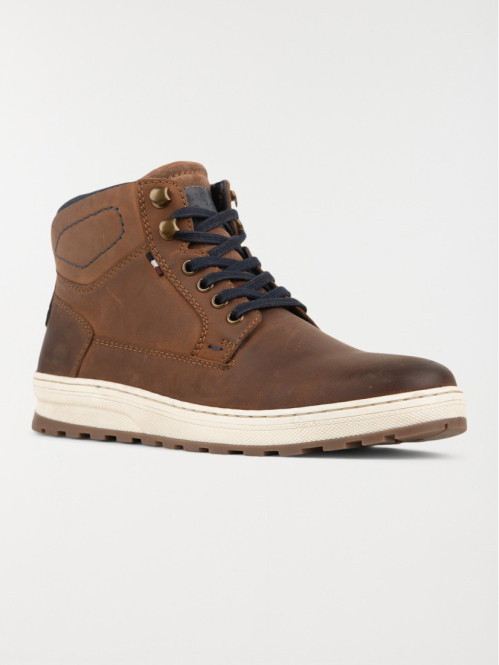 Chaussures montantes homme tan (40-45) Chaussures montantes homme tan (40-45)