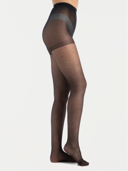 Collant plumetis femme