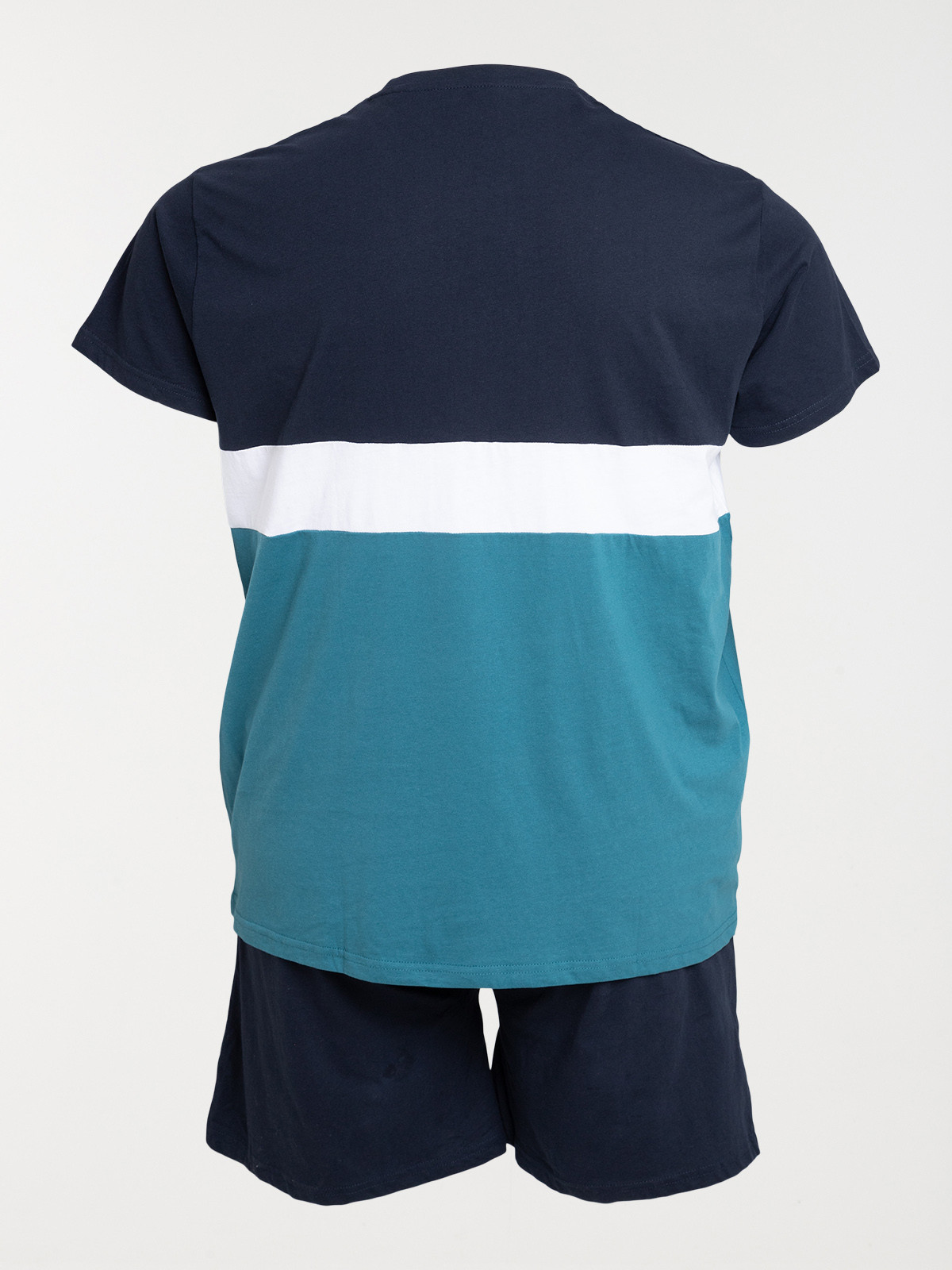 Pyjama grande taille homme bleu cascade Pyjama grande taille homme bleu cascade