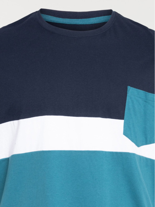 Pyjama grande taille homme bleu cascade Pyjama grande taille homme bleu cascade