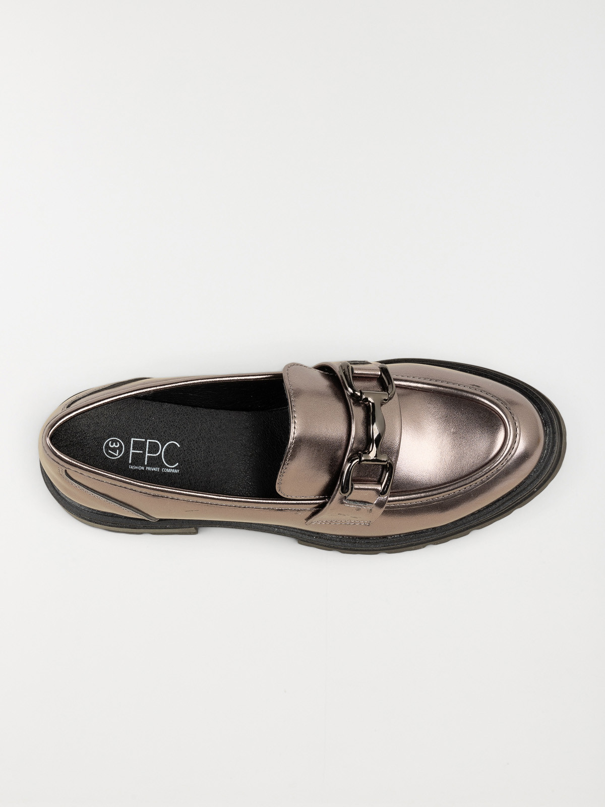 Mocassins gunmetal femme (36-41)