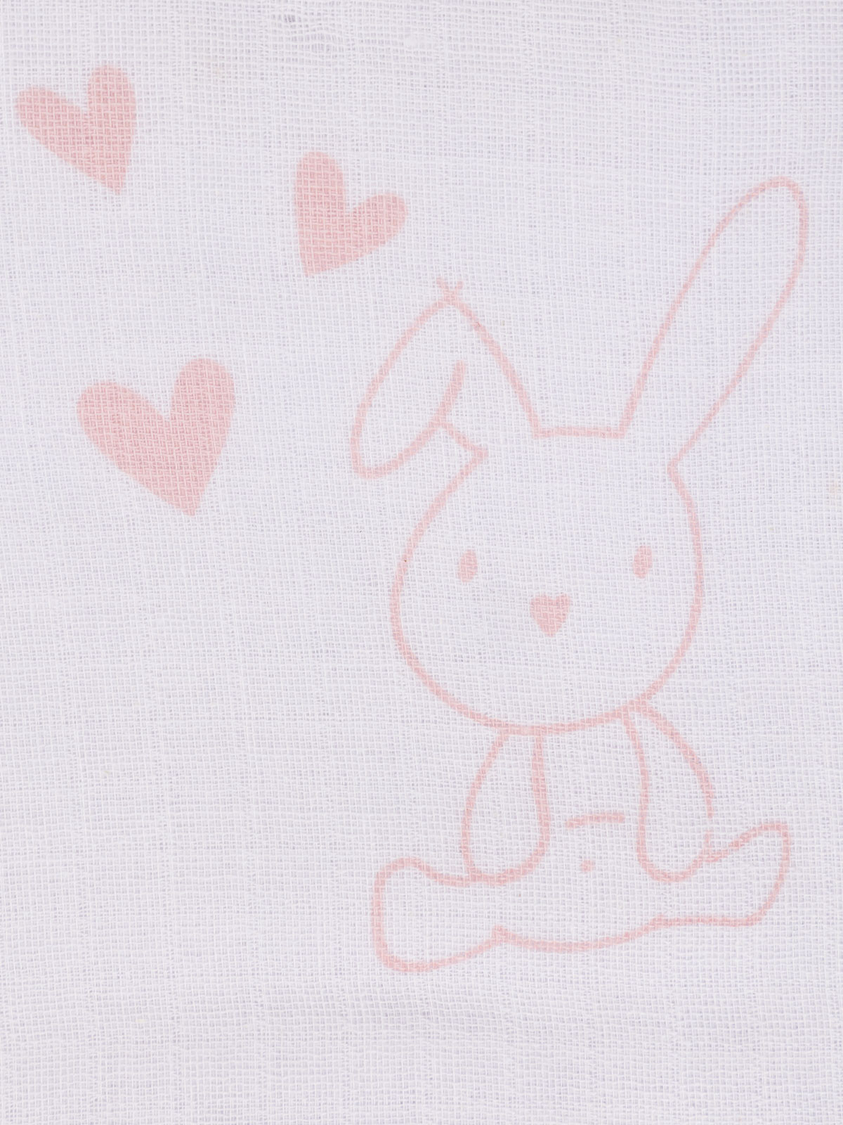 Lot de langes coeur et lapin fille Lot de langes coeur et lapin fille