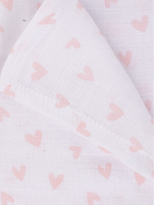 Lot de langes coeur et...