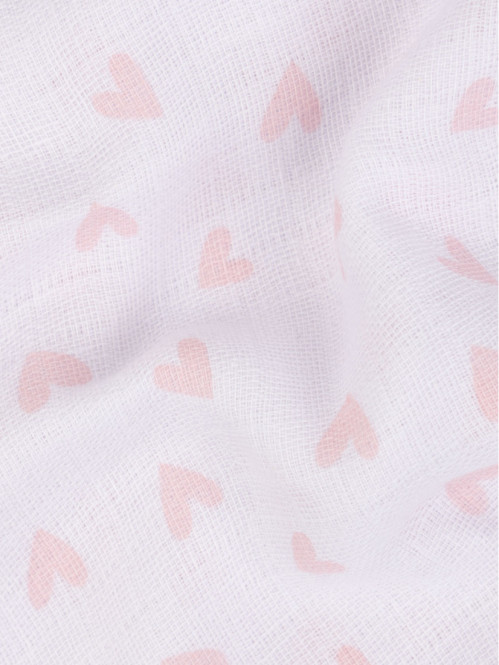 Lot de langes coeur et...