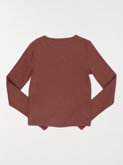 Tee-shirt étoile café fille...