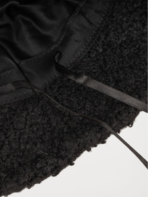 Bob sherpa noir femme