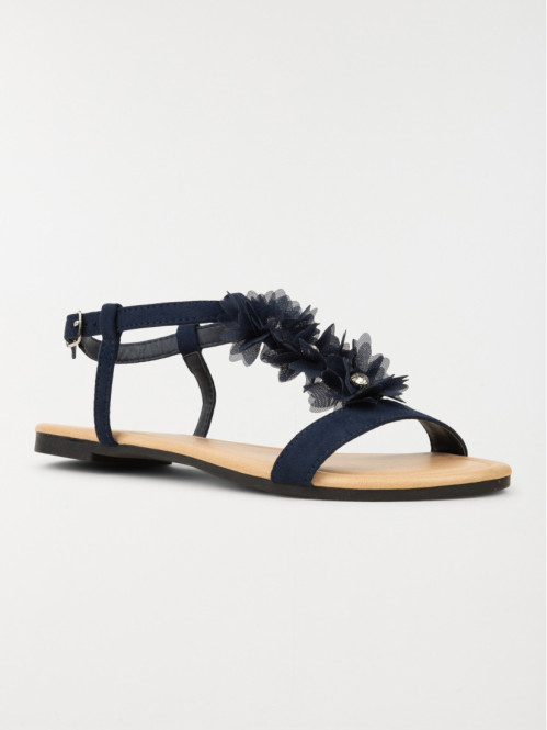 Sandale fleurs tissus...