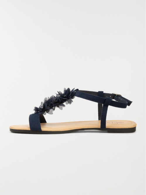 Sandale fleurs tissus...