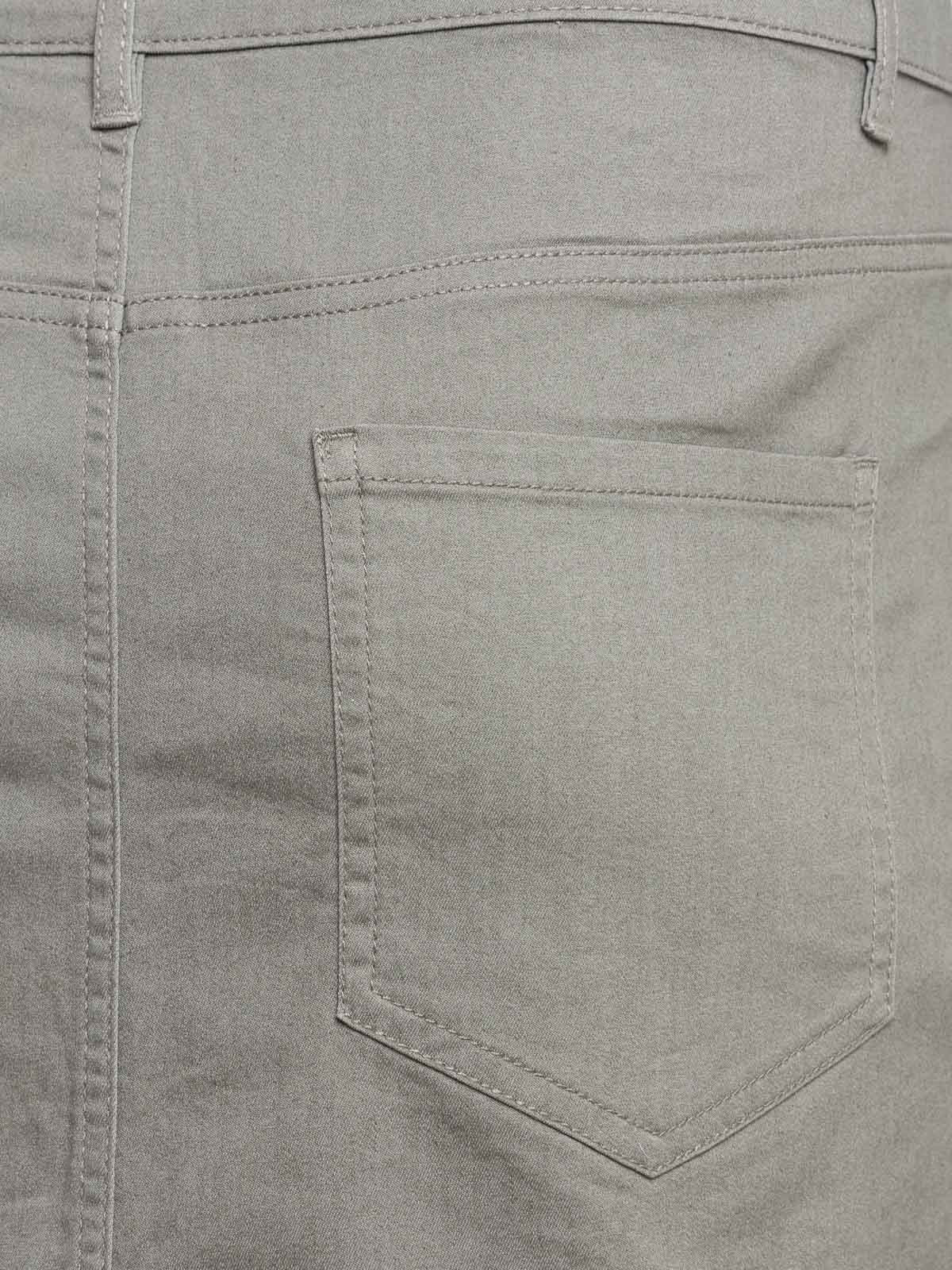 Jupe droite tilleul grande taille femme