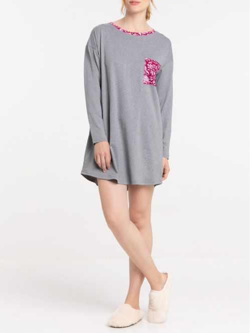 Liquette poche fleurie femme