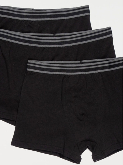 Lot de 3 boxers noirs homme