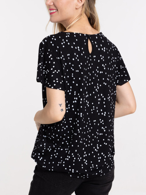 Tee-shirt imprimé pois femme Tee-shirt imprimé pois femme