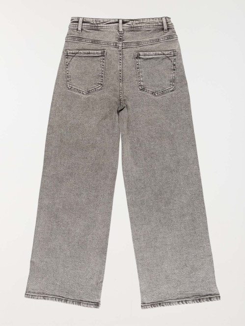 Jean wide leg gris neige...