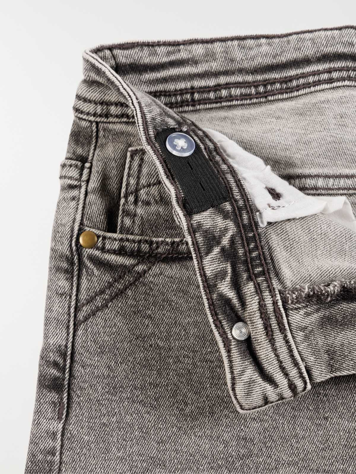 Jean wide leg gris neige fille (XXS-M) Jean wide leg gris neige fille (XXS-M)