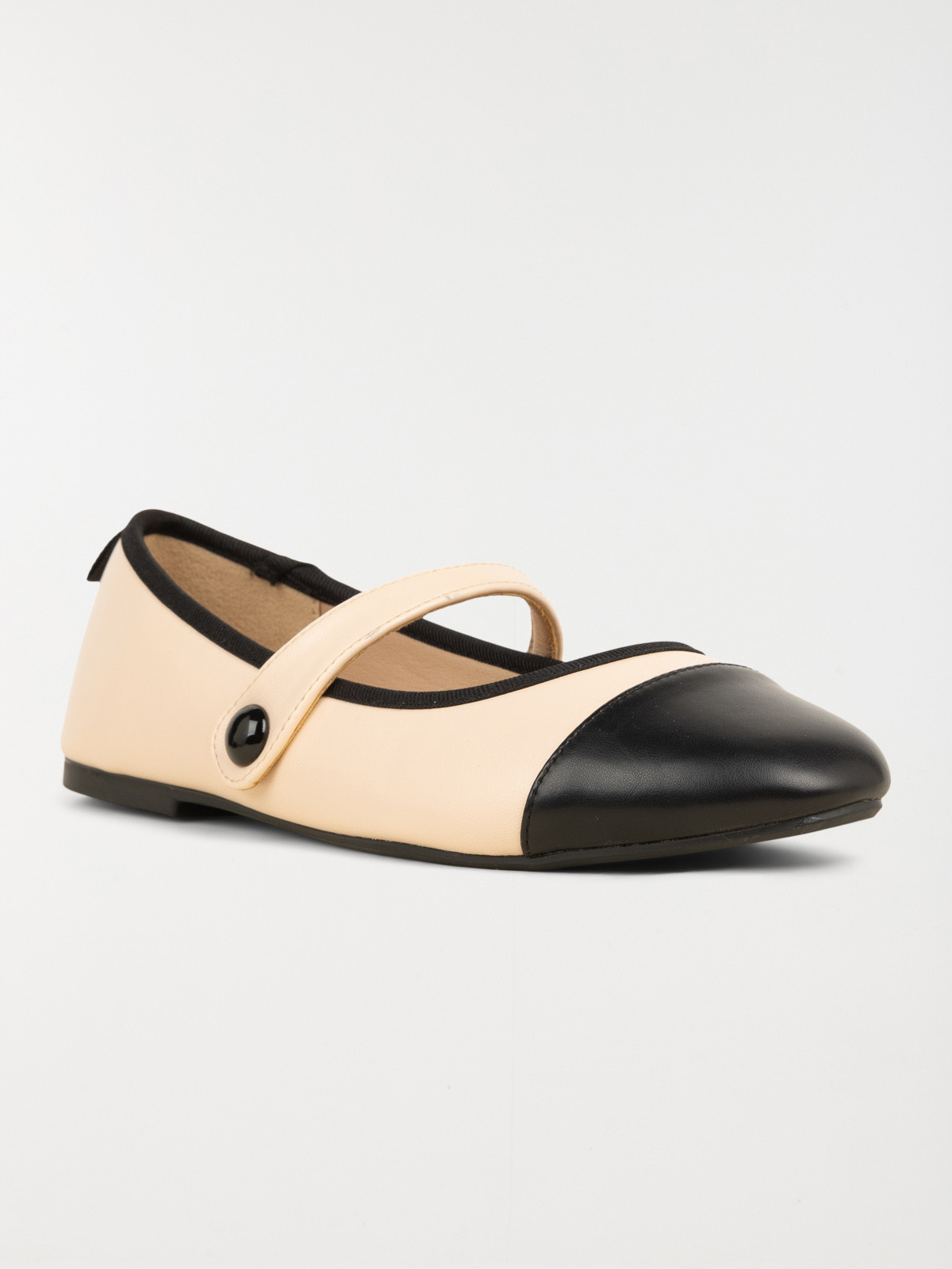 Ballerine beige et noire femme (36-41)