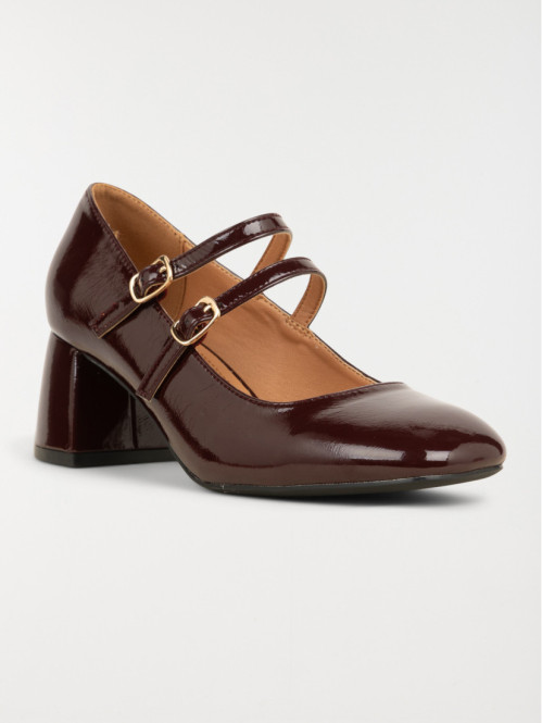 Escarpins bordeaux femme (36-41)