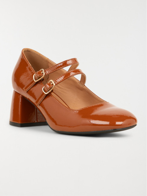 Escarpins coloris orange...