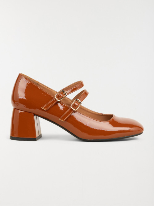 Escarpins coloris orange femme (36-41)