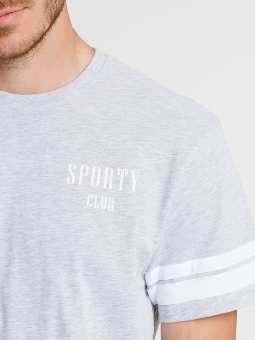 T-shirt sporty winner gris...