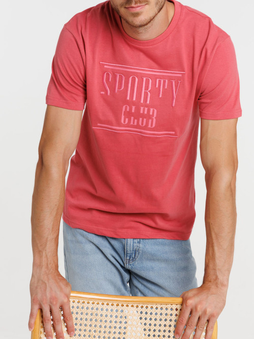 T-shirt sporty club tomette homme T-shirt sporty club tomette homme