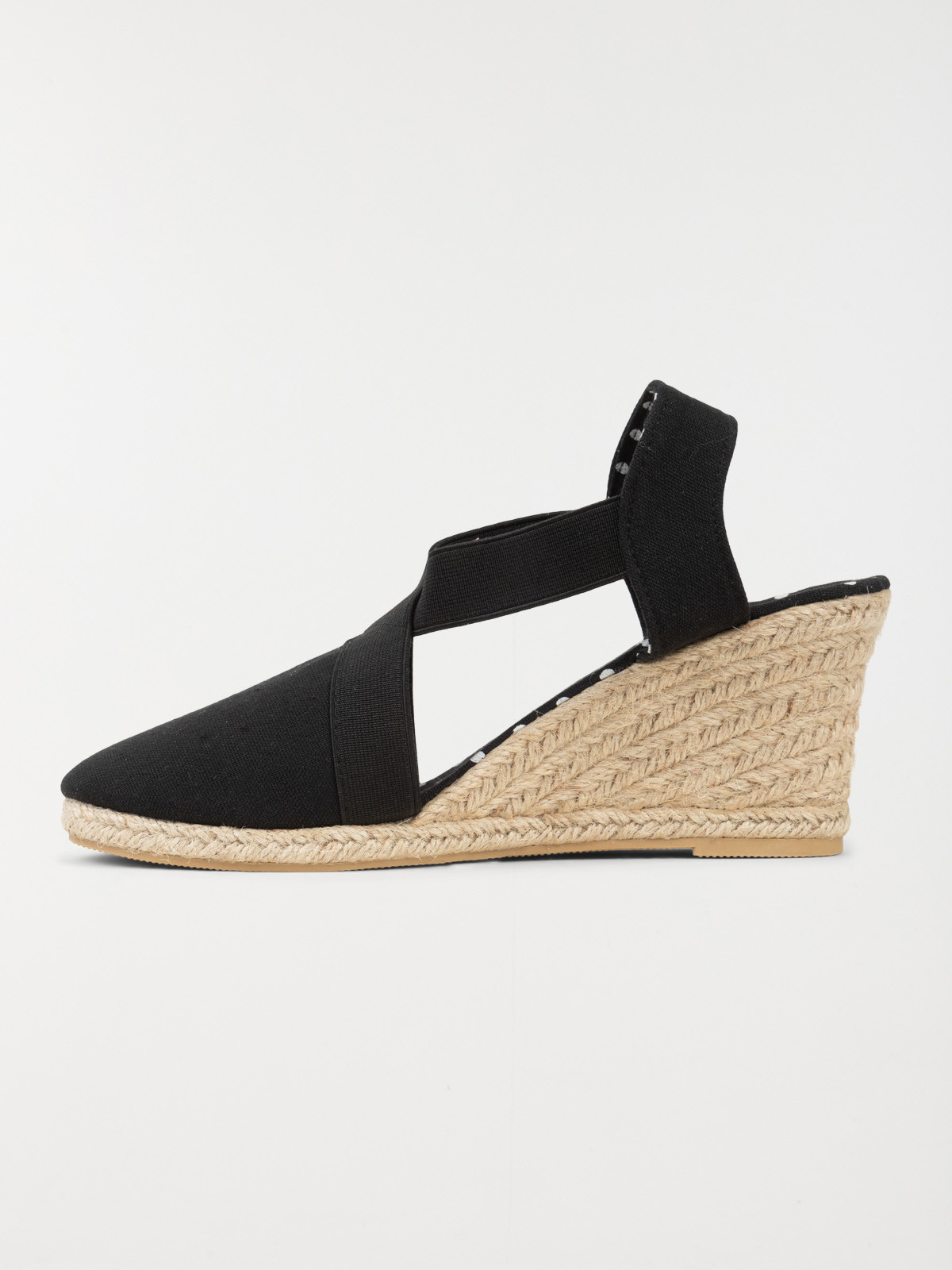 Sandales compensées noir femme (36-41) Sandales compensées noir femme (36-41)