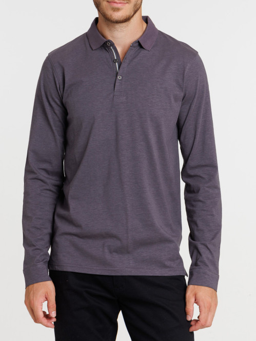 Polo homme manches longues...