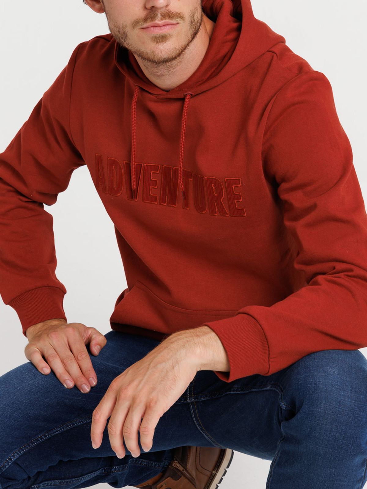 Sweat à capuche adventure homme