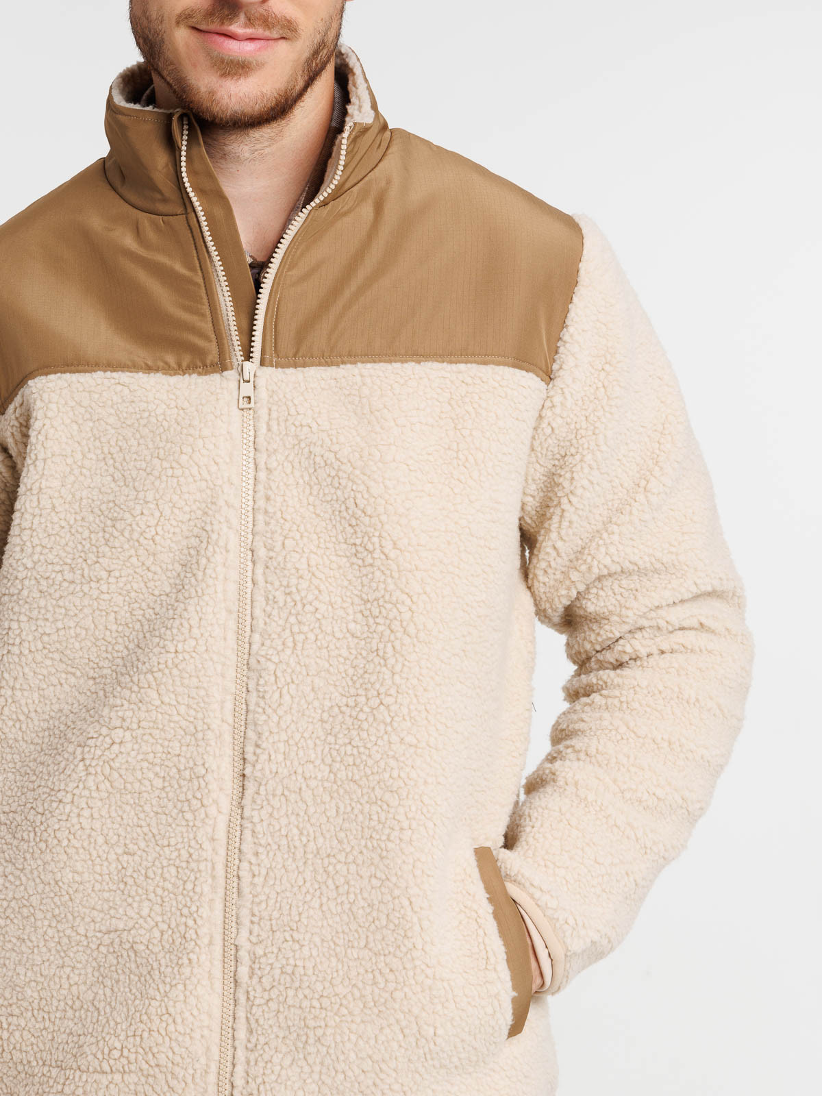 Sweat zippé sherpa homme Sweat zippé sherpa homme