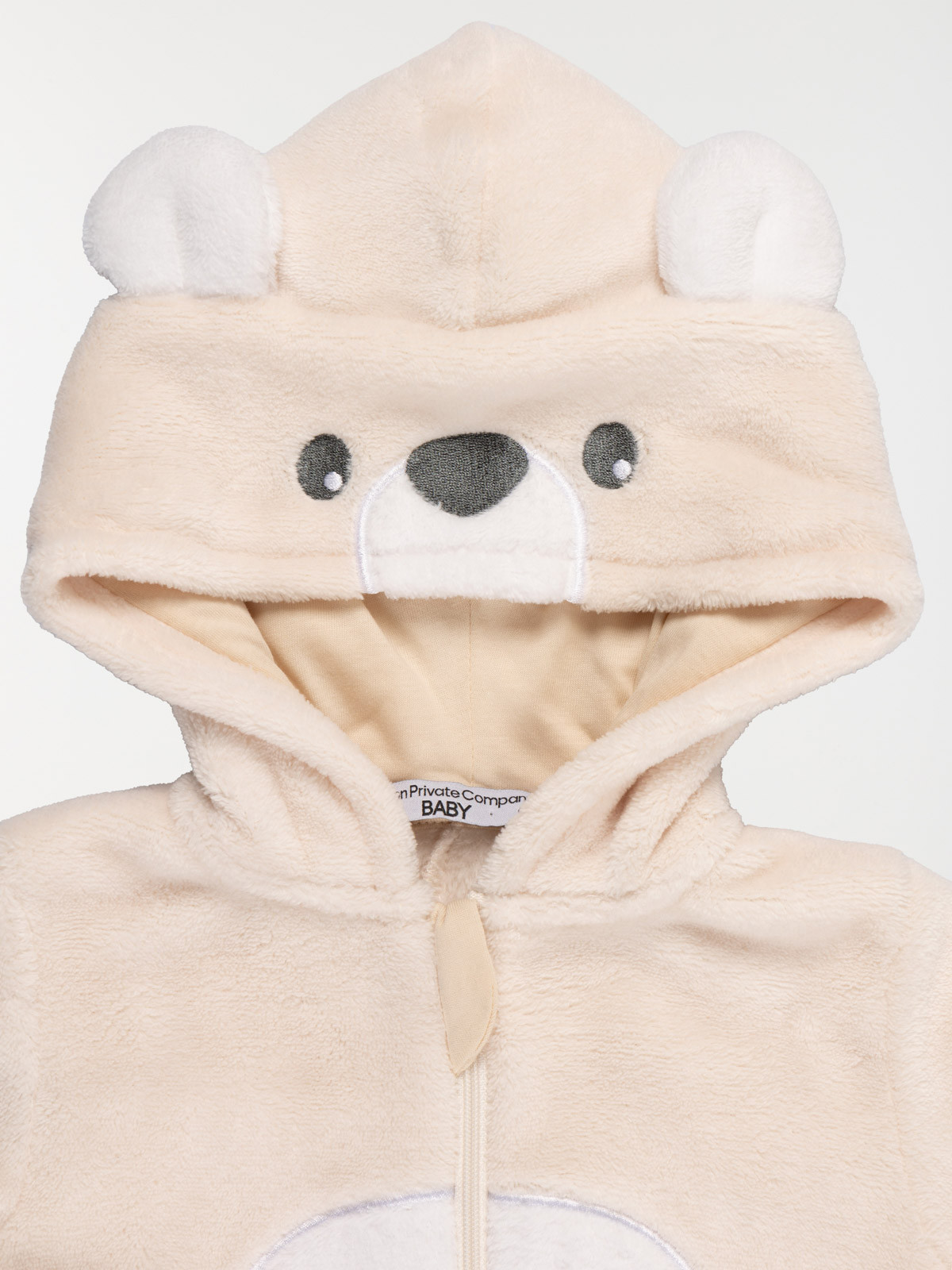 Combinaison ourson capuche fille (3-36M) Combinaison ourson capuche fille (3-36M)