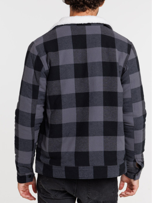 Blouson surchemise à carreaux homme Blouson surchemise à carreaux homme
