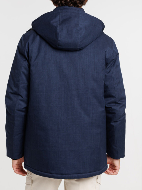 Parka à capuche marine navy...